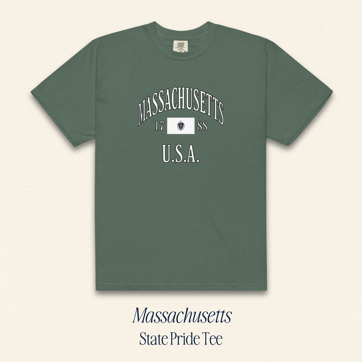 Massachusetts Heavyweight Tee