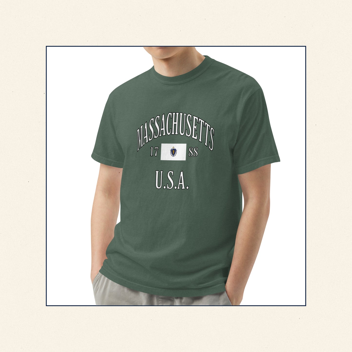 Massachusetts Heavyweight Tee