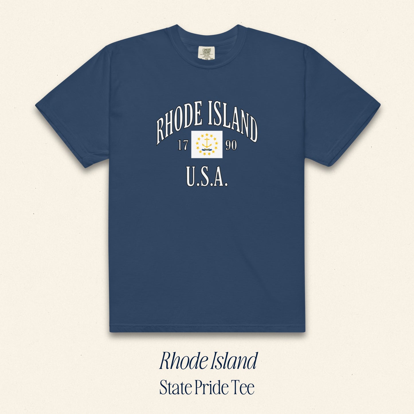 Rhode Island Heavyweight Tee