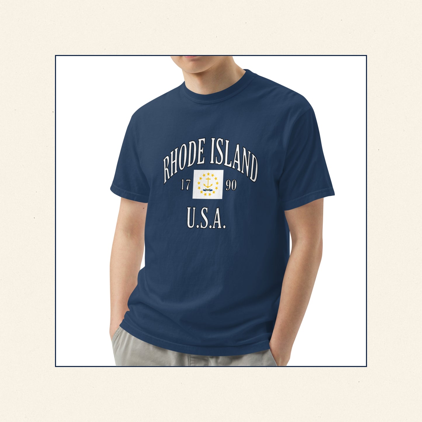 Rhode Island Heavyweight Tee